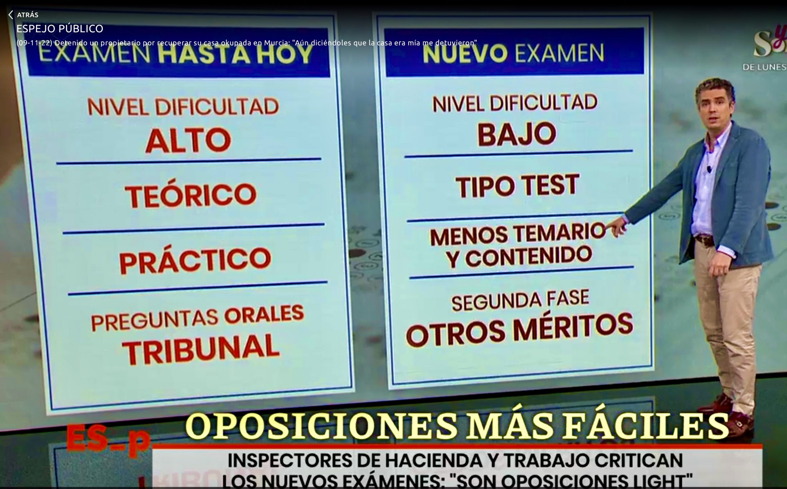 Inspectores de Hacienda en Espejo Público